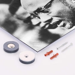 Amilcar Cabral metal print mockup