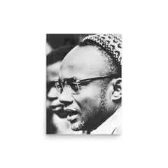 Amilcar Cabral poster on a plain backdrop in size 12"x16".