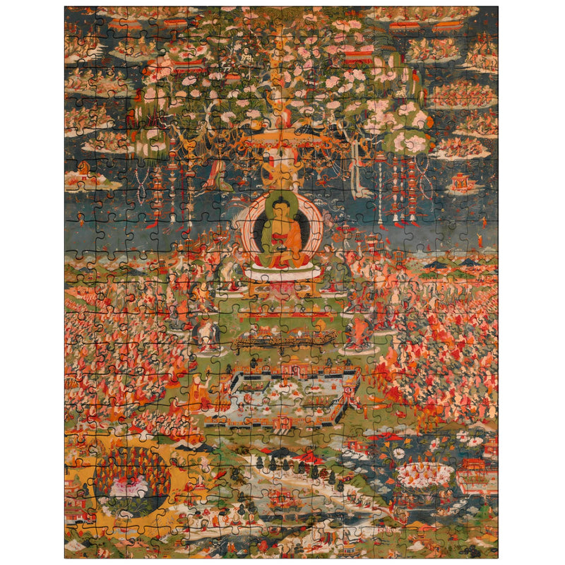 Amitabha, the Buddha of the Western Pure Land (Sukhavati) jigsaw puzzle