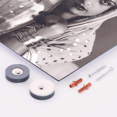 Amrita Sher-Gil metal print mockup