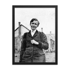 Amy Bock framed print on a plain backdrop in size 18"x24".