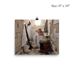 An Allied Soldier Bathing in Tobruk, Libya, 17 February 1942 poster 4