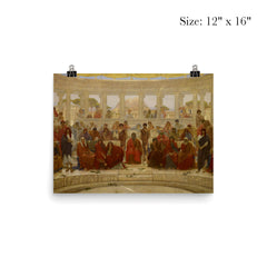 An Audience in Athens during the Representation of Agamemnon by Aeschylus by William Blake Richmond, 1884 poster 3