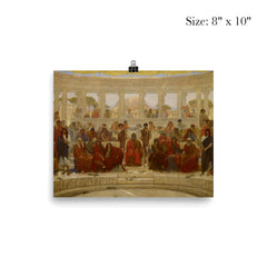 An Audience in Athens during the Representation of Agamemnon by Aeschylus by William Blake Richmond, 1884 poster 4