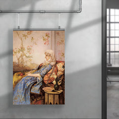 An Exotic Beauty in an Interior by Auguste Toulmouche, 1883 poster 4