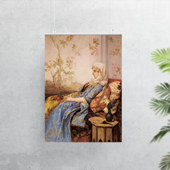 An Exotic Beauty in an Interior by Auguste Toulmouche, 1883 poster 7