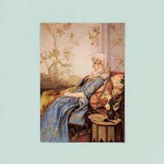 An Exotic Beauty in an Interior by Auguste Toulmouche, 1883 poster 8
