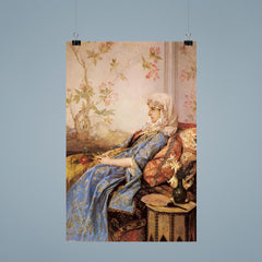 An Exotic Beauty in an Interior by Auguste Toulmouche, 1883 poster 9