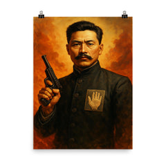 An Jong geun poster on a plain backdrop in size 8"x10".