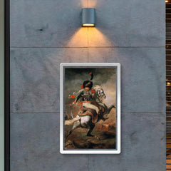 An Officer of the Imperial Horse Guards Charging by Théodore Géricault, 1812 poster 2