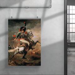 An Officer of the Imperial Horse Guards Charging by Théodore Géricault, 1812 poster 4