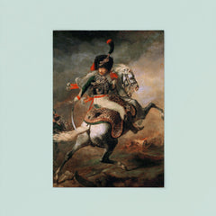 An Officer of the Imperial Horse Guards Charging by Théodore Géricault, 1812 poster 8