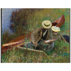 An Out-of-Doors Study by John Singer Sargent jigsaw puzzle