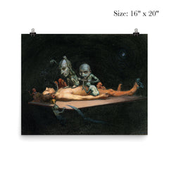 An Unconscious Man by Richard Tennant Cooper poster 2