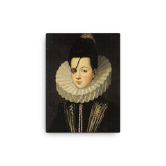 Ana de Mendoza canvas print on a plain backdrop in size 12"x16".