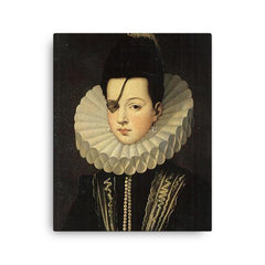 Ana de Mendoza canvas print on a plain backdrop in size 16"x20".