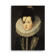 Ana de Mendoza canvas print on a plain backdrop in size 18"x24".