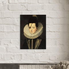 Ana de Mendoza metal print mockup