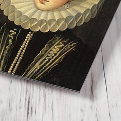 Ana de Mendoza metal print mockup