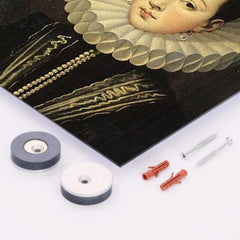 Ana de Mendoza metal print mockup