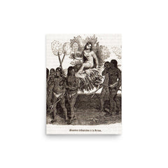 Anacaona poster on a plain backdrop in size 12"x16".