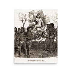 Anacaona poster on a plain backdrop in size 16"x20".