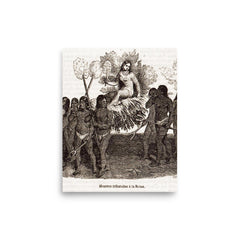 Anacaona poster on a plain backdrop in size 8"x10".