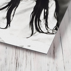 Anandamayi Ma metal print mockup