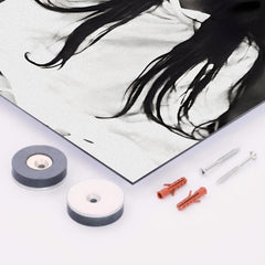 Anandamayi Ma metal print mockup