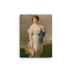 Anastasia de Torby canvas print on a plain backdrop in size 12"x16".