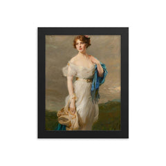 Anastasia de Torby framed print on a plain backdrop in size 8"x10".