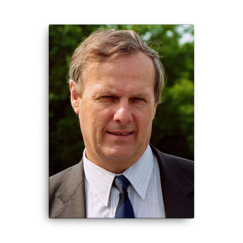 Anatoly Sobchak canvas print on a plain backdrop in size 18