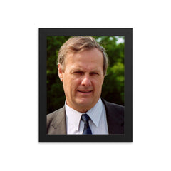 Anatoly Sobchak framed print on a plain backdrop in size 8"x10".