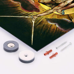 Ancient of Days by William Blake metal print mockup