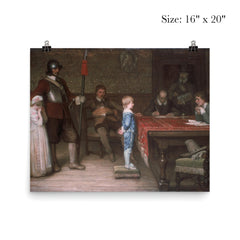 And When Did You Last See Your Father? by William Frederick Yeames, 1878 poster 2