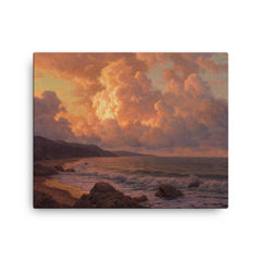 Andante Adriatique by Ivan Fedorovich Choultse, 1877-1932 canvas print on a plain backdrop in size 16"x20".