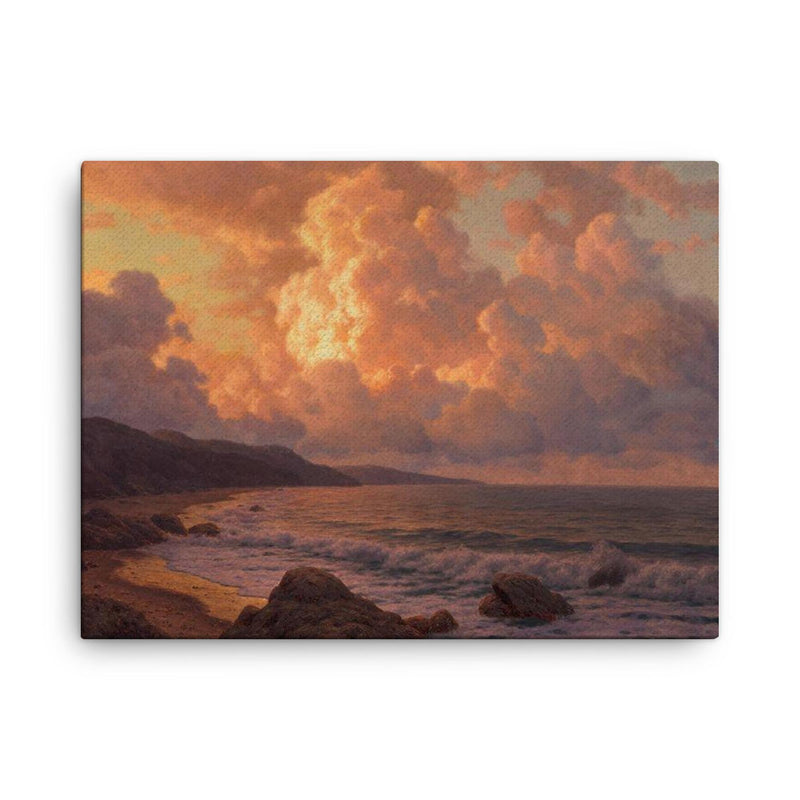 Andante Adriatique by Ivan Fedorovich Choultse, 1877-1932 canvas print on a plain backdrop in size 18