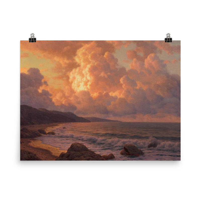 Andante Adriatique by Ivan Fedorovich Choultse, 1877-1932 poster on a plain backdrop in size 8