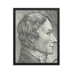 Anders Gustaf Ekeberg framed print on a plain backdrop in size 16"x20".