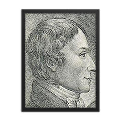 Anders Gustaf Ekeberg framed print on a plain backdrop in size 18"x24".