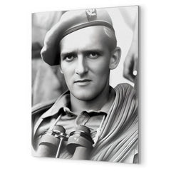 Anders Lassen metal print mockup