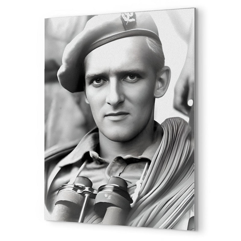 Anders Lassen metal print mockup