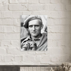 Anders Lassen metal print mockup