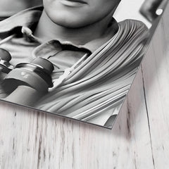 Anders Lassen metal print mockup