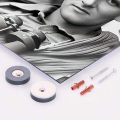 Anders Lassen metal print mockup