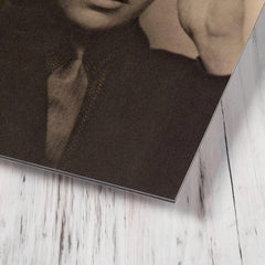 Andre Breton metal print mockup