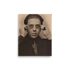 Andre Breton poster on a plain backdrop in size 8"x10".