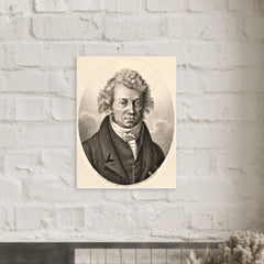 André-Marie Ampère metal print mockup