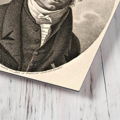 André-Marie Ampère metal print mockup