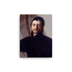 Andrea Pozzo canvas print on a plain backdrop in size 12"x16".